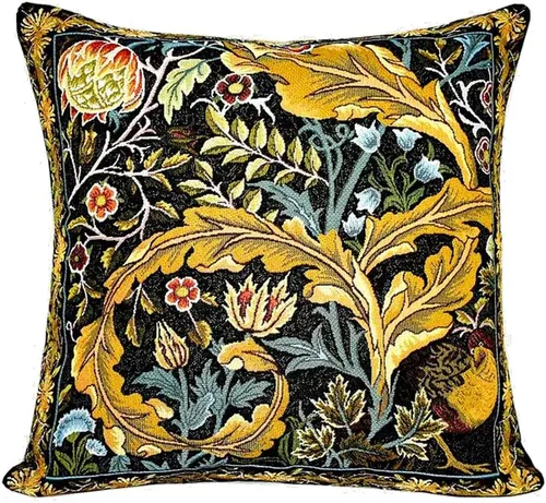Miniatura 29 de STP GOODS Almohada de tapiz, almohada decorativa, decoración bohemia perfecta para sofá, sala de estar, dormitorio, cojín de sofá de 18 x 18