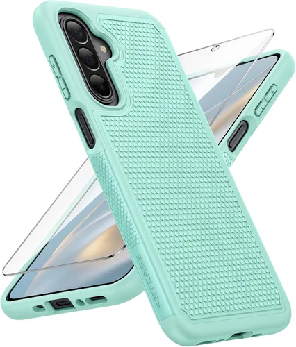 Miniatura 42 de FNTCASE Funda para teléfono Galaxy A14-5G: protección contra caídas de grado militar Samsung A14 5G, probada contra caídas de 14 pies, protector