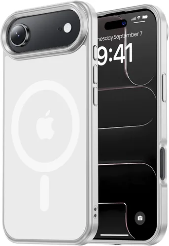 Miniatura 34 de Tigowos Magnetic Guardian - Funda diseñada para iPhone 11 Pro [probada en caídas de grado de 10 pies y compatible con MagSafe] Funda delgada Negro