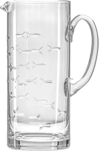 Miniatura 22 de Rolf Glass School of Fish - Copas de vino blanco de 12 onzas, juego de 4 copas de vino sin plomo, copas de vino grabadas con rueda de diamante, 12oz