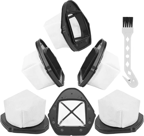 Paquete de 6 filtros de repuesto para aspiradora de mano inalámbrica Shark SV780 SV75Z SV728N SV726N, en comparación con el número de pieza XF769,