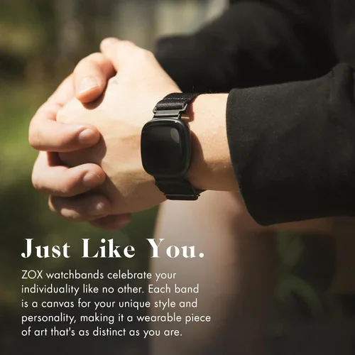 Miniatura 3 de ZOX Correa para Apple Watch, banda elástica con afirmaciones motivacionales y hermosas obras de arte, regalos para hombres, mujeres y niños