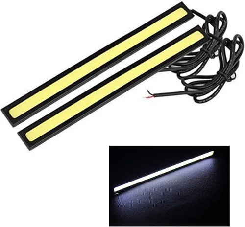 Miniatura 18 de BININBOX Luces LED COB superbrillantes de 6 W para coche de 12 V para conducción de niebla DRL luz diurna lámpara impermeable delgado paquete de 2