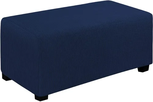 Miniatura 92 de Easy-Going Funda Elástica para Otomana Taburete de Almacenamiento Plegable Protector de Muebles Funda Rectangular Suave con Parte Inferior Elástica