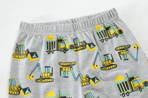 Miniatura 81 de Little Hand Pijamas para niños pequeños, Monster Truck 100% algodón, dinosaurio para niños, 2 piezas, ropa de dormir, conjuntos de ropa de dormir