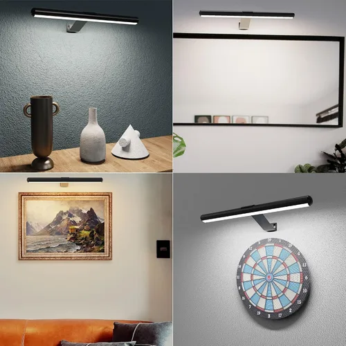 Miniatura 7 de Luz de imagen inalámbrica recargable con control remoto, luz artística para pintar, lámpara de visualización regulable temporizador apagado