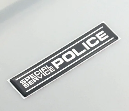 Miniatura 2 de 1 calcomanía de servicio especial para interceptor de policía, sedán, tronco, placa de identificación 3D, repuesto para Explorer Taurus Crown
