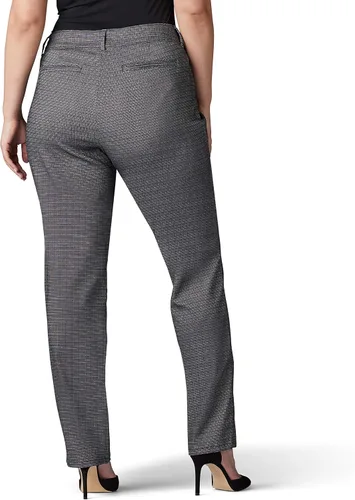 Miniatura 3 de Lee Pantalón de pierna recta para mujer, talla grande, ajuste relajado para todo el día