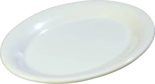 Miniatura 9 de Platos ovalados Carlisle Sierrus de melamine para servir/cenar, Bone, 24 Hueso