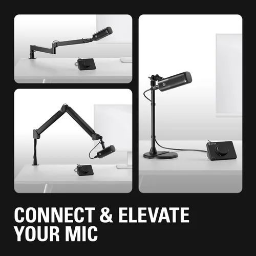 Miniatura 9 de Elgato Wave DX - Micrófono XLR dinámico, patrón cardioide, rechazo de ruido, optimizado para podcasting, streaming, transmisión, no requiere