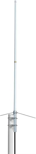 FB17UV Dual Band 2M/70CM Fibra de vidrio 4.5/7.2dBi 66 pulgadas UHF Hembra (SO239) Base Antena de techo al aire libre con soporte para Kenwood Yaesu