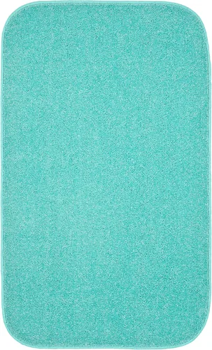 Miniatura 64 de Garland Rug Gramercy - Alfombra de baño rectangular lavable de polipropileno de felpa de 20 x 34 pulgadas, color azul lavabo, suave, absorbente