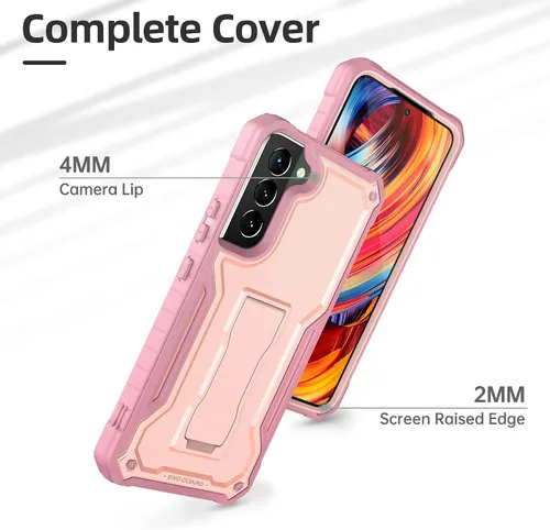 Miniatura 3 de ExoGuard Funda para Samsung Galaxy S22 Plus, funda de goma resistente a prueba de golpes con protector de pantalla para teléfono Samsung S22 Plus