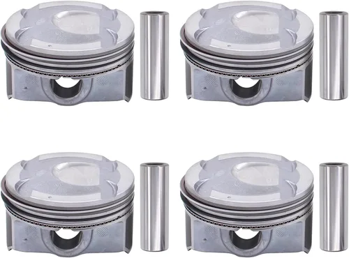 NewYall Juego de 4 pistones de motor con pasador y anillos para Hyundai Accent/Veloster 1.6L 2012-2017, Rio/Soul 1.6L 2012-2017