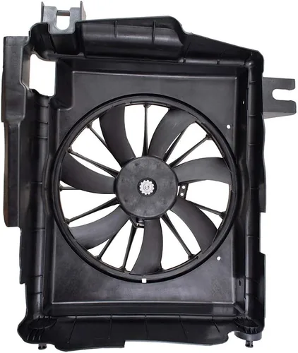 Miniatura 2 de Ventilador de condensador de CA para Ram 1500 2002-2008 con arnés adaptador, cubierta y motor para Ram 2500 68004163AA CH3113103 2003-2009