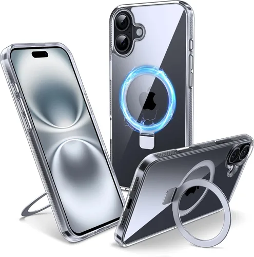 Miniatura 24 de Funda magnética para iPhone Air – [Soporte invisible integrado] [Compatible con MagSafe] [Protección contra caídas de grado militar] Cubierta