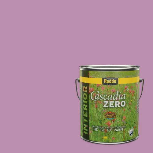 Miniatura 51 de Rodda Paint CASCADIA ZERO - Pintura plana e imprimación para interiores en uno, cuarto de galón, rosa Mullen