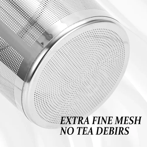 Miniatura 3 de Leden Colador de té de malla extra fina, infusor de té de acero inoxidable más empinado para té y café de hojas sueltas, filtro de té con gran