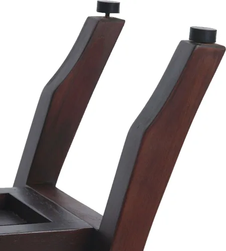 Miniatura 6 de DecoTeak -Bench-Taburete de ducha, banco de ducha de teca, asiento de ducha, silla de ducha para ducha interior, banco pequeño, reposapiés, taburete