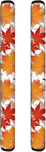 Miniatura 21 de DISNIMO Juego de 2 fundas para manijas de puerta de refrigerador con diseño floral de mariposa azul, protector de decoración de electrodomésticos
