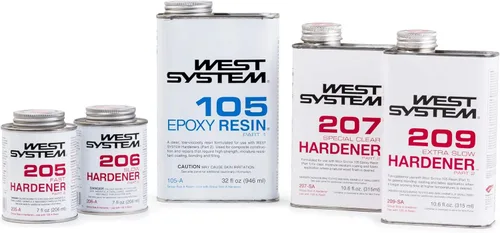Miniatura 3 de West System 105-A Resina epóxica, Amarillo pálido claro