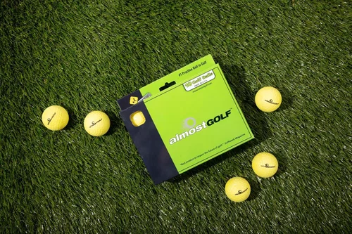 Miniatura 3 de ALMOSTGOLF Pelotas de golf de espuma de práctica de vuelo limitadas: giro realista, trayectoria y entrenamiento de precisión