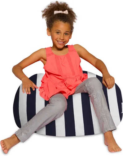 Miniatura 8 de Posh Beanbags - Sillón puff Azul Rey Sólido