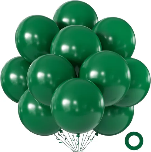 Miniatura 23 de KALOR Globos color morado ceniza de 18 pulgadas, 10 globos de látex mate, globos redondos grandes para bodas, baby shower, fiestas de cumpleaños