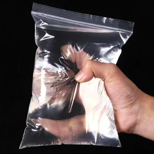 Miniatura 3 de L-BOST - 4 bolsas de plástico de almacenamiento de polietileno transparente y resellable de 6 pulgadas para tarjetas de galletas de caramelo