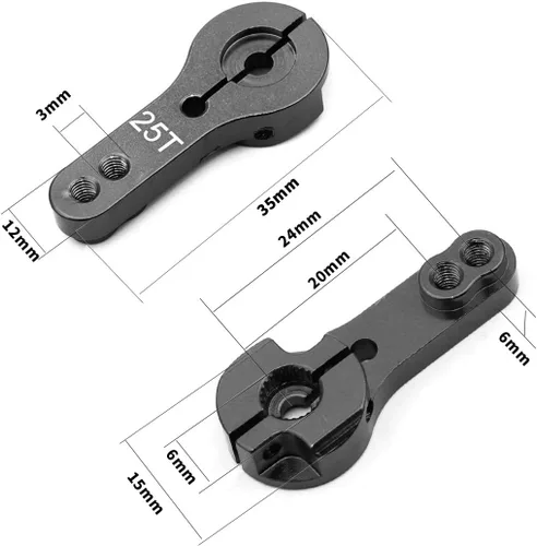 Miniatura 7 de JX Servo Engranaje de dirección estándar de alta presión servo de Digitaces del engranaje del metal del alto esfuerzo de torsión de PDI-HV5523MG