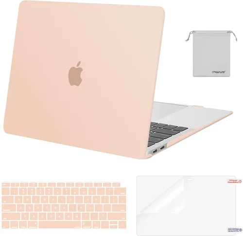 Miniatura 45 de MOSISO - Funda rígida y de plástico compatible con MacBook Air de 13 pulgadas versión 2022, 2021-2018, A2337 M1 A2179 A1932; con cubierta