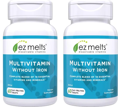 Miniatura 11 de EZ Melts Multivitamínico + Hierro - Multivitamínico diario para mujeres y hombres - Apoya niveles de energía saludables y protección antioxidante