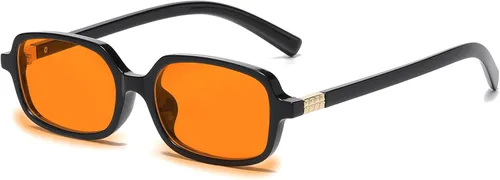 Miniatura 20 de Breaksun Gafas Retro Rectangulares para Mujeres y Hombres, Gafas Pequeñas Cuadradas con Bloqueo de Luz Azul, Anteojos Vintage