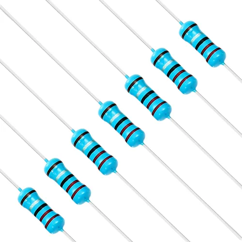 Miniatura 8 de Chanzon - 100 resistencias de película metálica 1/2 W (0.5 W) 10 Ω ohmios ±1% de tolerancia 10R MF, resistencias de agujero pasante con limitación