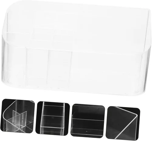 Miniatura 9 de Cabilock Soporte para brochas de maquillaje, organizador de maquillaje pequeño para cosméticos, caja de pinceles, lápiz labial, cuidado de la piel