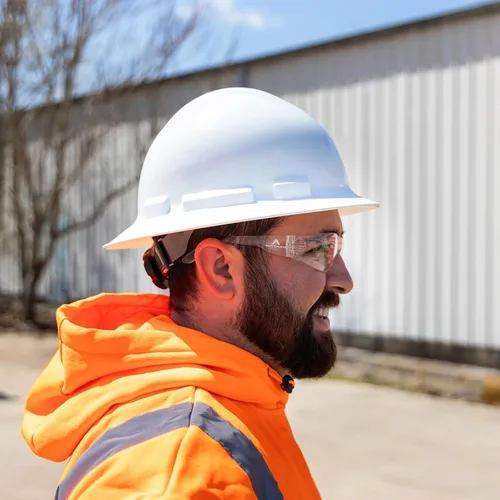 Miniatura 7 de Malta Dynamics Gafas de seguridad – ANSI Z87+ Clasificación UV Gafas de protección ocular para construcción, fabricación, resistente a los arañazos