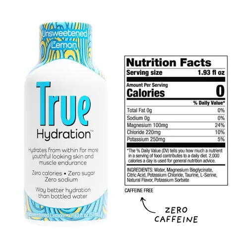 Miniatura 2 de True Hydration Inyecciones de electrolitos, paquete de 24 – Apoya la calidad del sueño, el bienestar diario y los calambres musculares – Magnesio