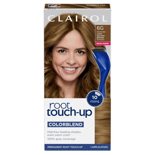 Miniatura 36 de Clairol Root Touch-Up de Nice'n Easy - Tinte permanente para el cabello, color caoba claro 6R/Marrón rojizo claro, paquete de 2 6R castaño