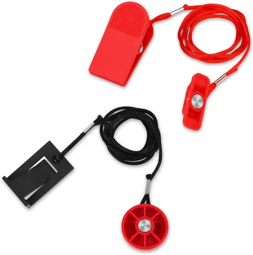 Miniatura 11 de NQEUEPN 2pcs Universal Treadmill Magnet Safety Key, Emergency Stop Lock Magnetic Safety Switch Replacement for Most Running Machines