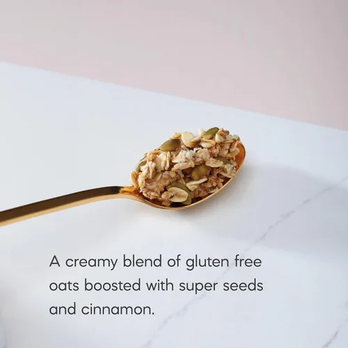Miniatura 4 de Nature's Path Harina de avena instantánea orgánica con semillas de calabaza Qi'a y canela, 8 onzas (paquete de 6), sin gluten, sin OMG