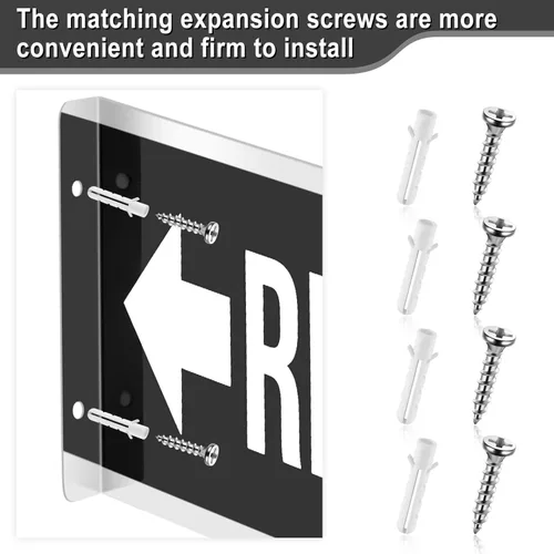 Miniatura 3 de 2 letreros de metal de doble cara de 12 x 4 pulgadas, bandera de baño de aluminio negro para negocios, baño, puerta, baños, decoración de pared