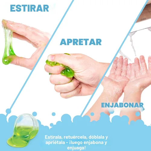 Miniatura 5 de Bombas de baño Tub Works Super Goo Slime 'Sorpresa', paquete de 6 Bombas de baño para niños con sorpresa interior No tóxico Jabón de slime