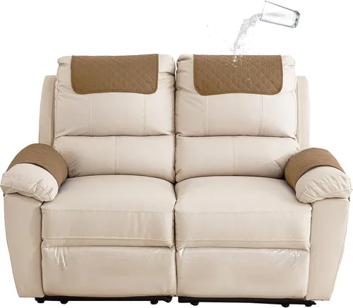 Miniatura 25 de XMAYODS Funda impermeable para sillón con reposabrazos, fundas antideslizantes para sofá y reposacabezas, fundas para respaldo, fundas para sillón