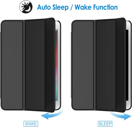Miniatura 6 de JETech Funda para iPad mini 5 (modelo 2019 5ª generación), cubierta inteligente con apagado automático/encendido (negro)