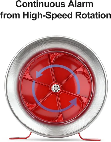 Miniatura 4 de Baomain MS-390 110V AC 0.93A Motor Siren - 125dB alarma industrial con carcasa metálica para sistemas de seguridad y alertas de emergencia