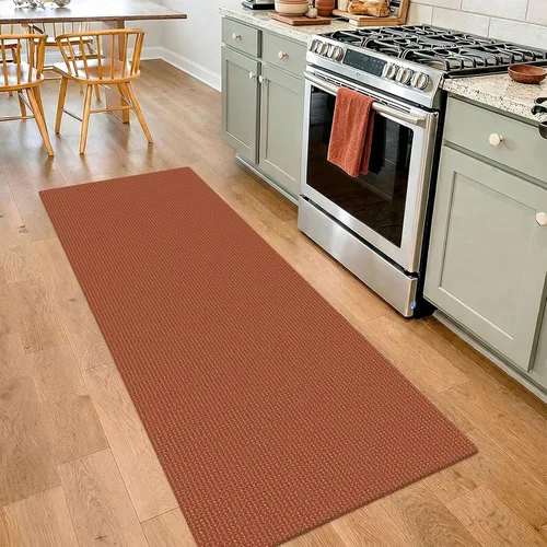 Miniatura 108 de IOHOUZE Alfombra de Área Lavable 4x6 Antideslizante con Respaldo de Goma Alfombras Tejidas para Entrada Interior Alfombras de Dormitorio Alfombra