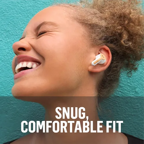 Miniatura 7 de House of Marley Rebel - Auriculares inalámbricos con micrófono, conectividad Bluetooth, batería de 8 horas de duración con carga de funda y Crema