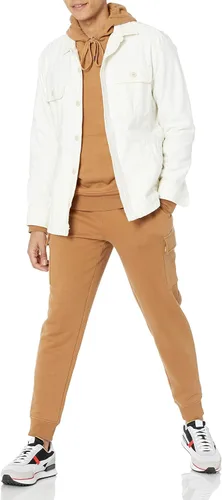 Miniatura 4 de Tienda Essentials Sudadera ligera de rizo francés con capucha para hombre