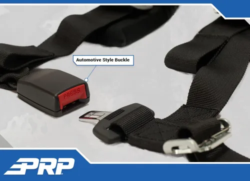 Miniatura 2 de PRP Arnés Surelatch de 4 puntos de 2 pulgadas con acolchado de 2 pulgadas, ajustadores EZ, correa extraíble (paquete de 2 negro)