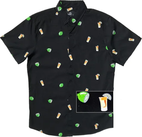 Miniatura 15 de Molokai Surf - Camisas hawaianas de manga corta con botones y corte ajustado